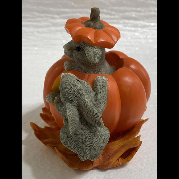 Charming Tails ~ JUMPIN JACK-O-LANTERNS Figure 85/512 ~ Fitz & Floyd ~ In Box - Picture 5 of 9